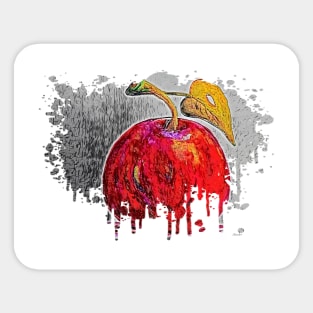 A Splash of Apple Sticker